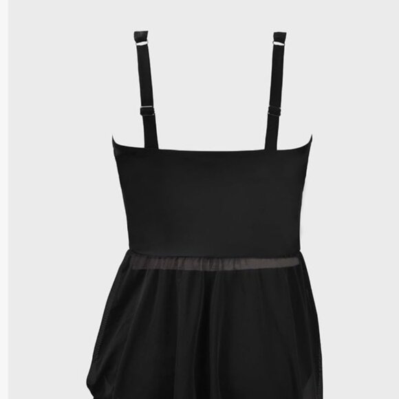 Black sheer tankini - Picture 2 of 10